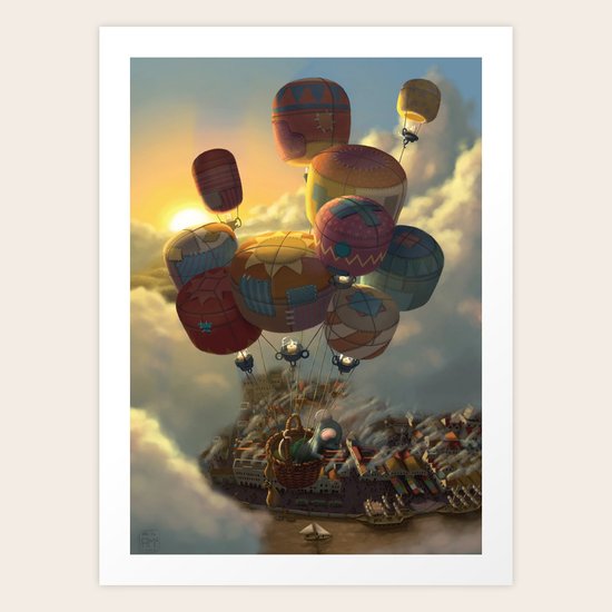 Way Up High Art Print