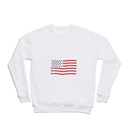 The Star-Spangled Banner / USA Flag / Hand-painted Crewneck Sweatshirt