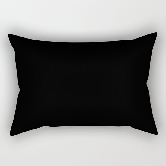 black rectangle cushion
