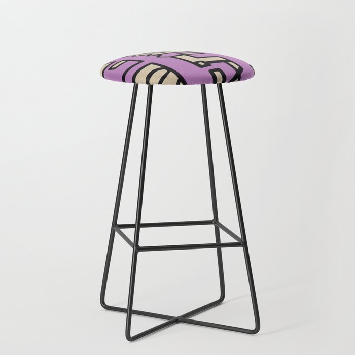 Abstract Line Movement 13 Bar Stool