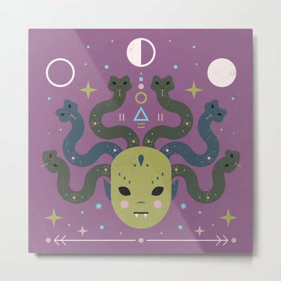 Medusa Metal Print
