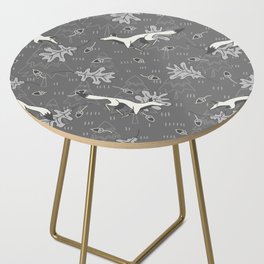 Fox Forest in Grey Side Table