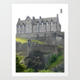 Edinburgh castle Art Print