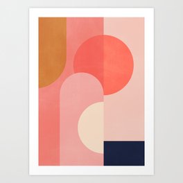 Geometric Shapes 91 Art Print