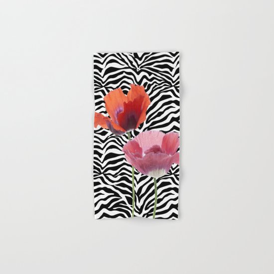 floral bar Hand & Bath Towel