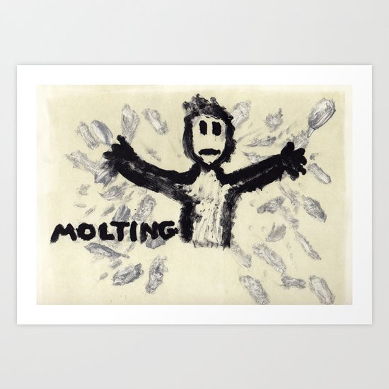Molting Art Print