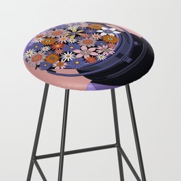 The Floral Astronaut Bar Stool