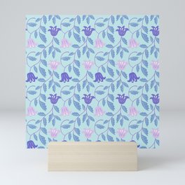 Bluebells Vines Mini Art Print