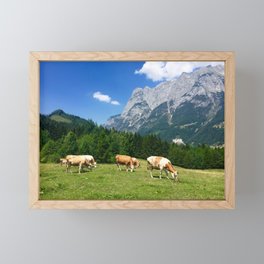 Afternoon in the Alps Framed Mini Art Print