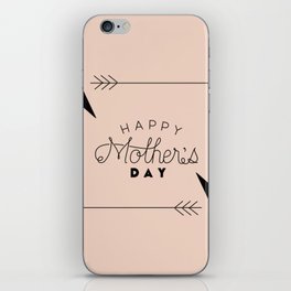 Mother's Day Arrow Square iPhone Skin