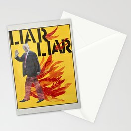 pants on fire  Stationery Card