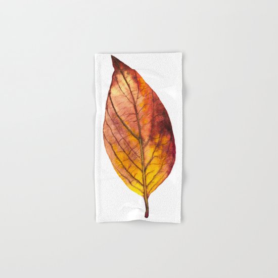 Autumn Leaf 03 Hand & Bath Towel