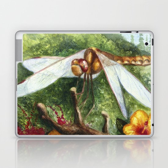 Amber Dragonfly Laptop & iPad Skin