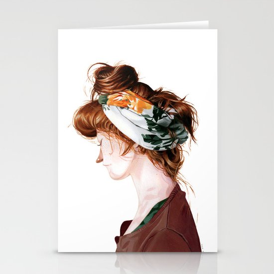 Red Head Stationery Cards