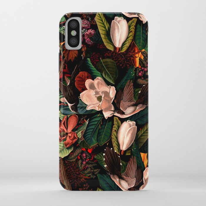 floral and birds xiv iphone case
