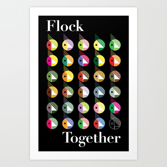 Flock Together Art Print