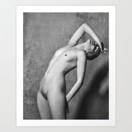 Very beautiful nude woman #4318 Art Print