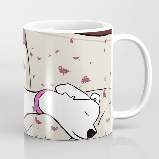 Dog In A Pile of Blankets Coffee Mug