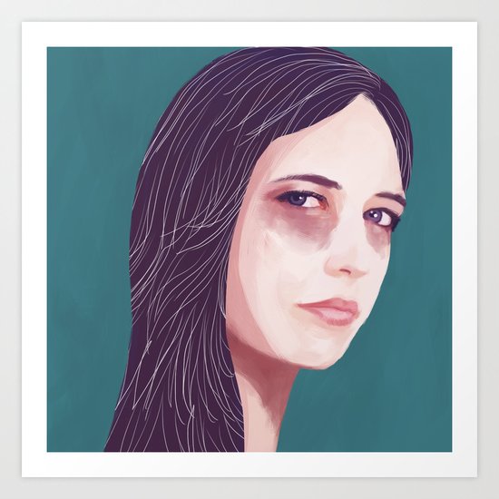 Eva Green Art Print