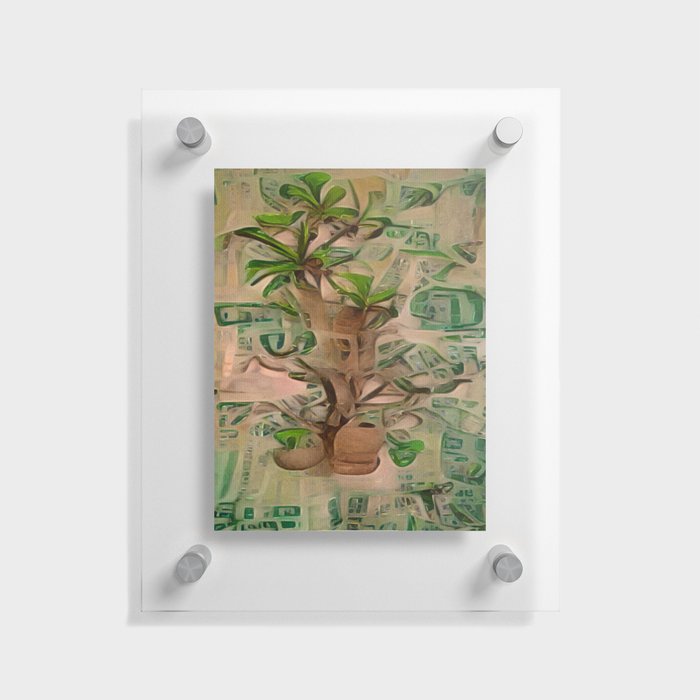 The Money Tree Floating Acrylic Print
