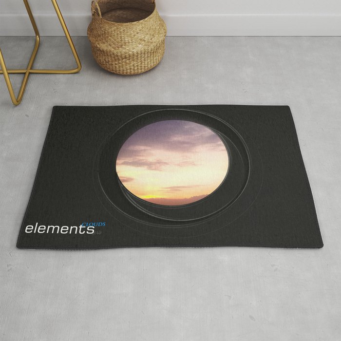 elements | clouds Rug
