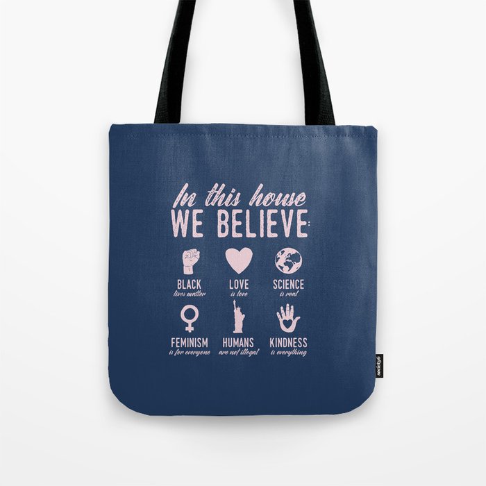 navy and pink bag