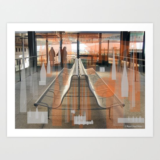 we are waiting Art Print