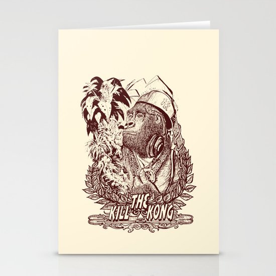 KILL THE KONG Stationery Cards