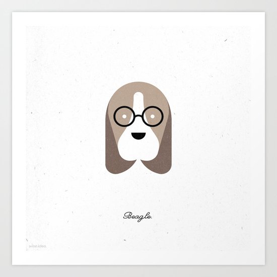 Pedigree: Beagle Art Print