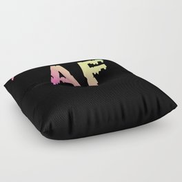 Antisocial AF Floor Pillow
