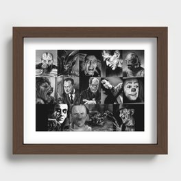 Icons of Horror Recessed Framed Print
