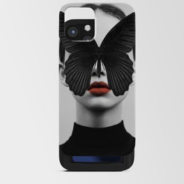 BLACK BUTTERFLY iPhone Card Case