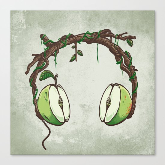Apple Beats Canvas Print