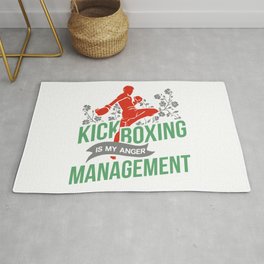 Kickboxing Is My Anger Management Rug