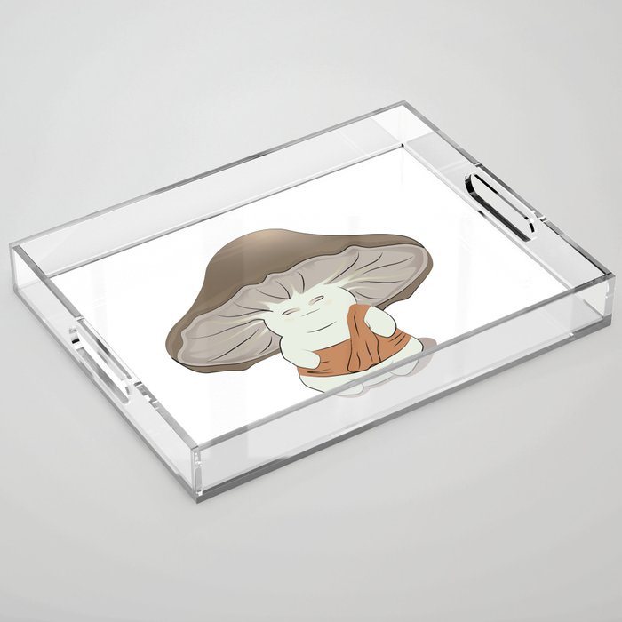 Zen Mushroom Acrylic Tray