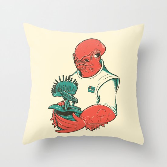 The Admiral's Trap Throw Pillow