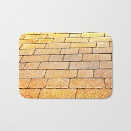Yellow brick road Bath Mat