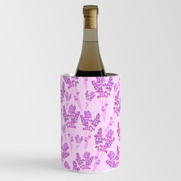 Lavender Pattern - Pink Wine Chiller
