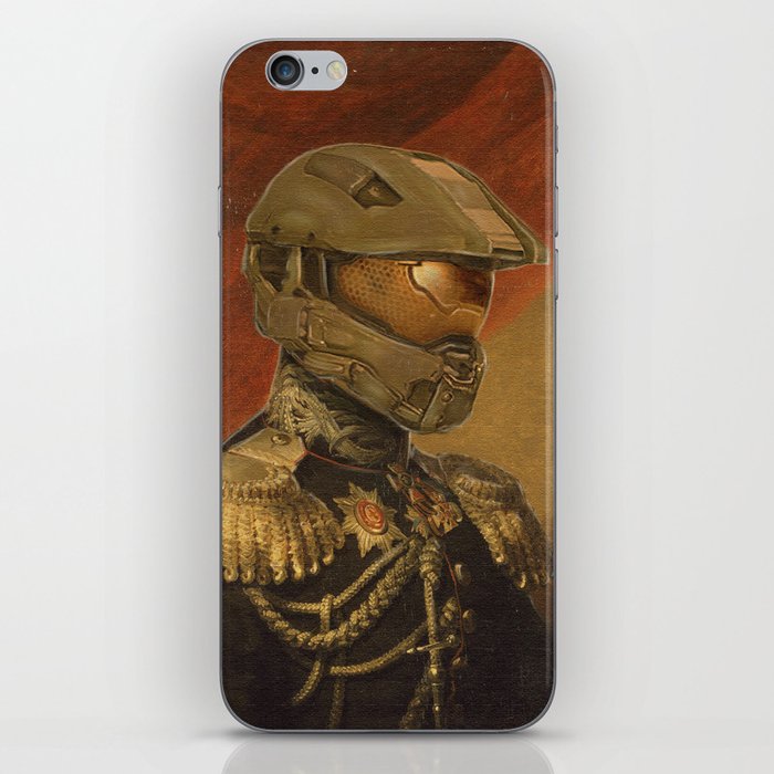 Halo Master Chief Spartan 117 Class Photo General Painting Fan Art Iphone Skin By Steelartstudios