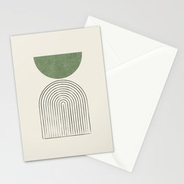 Arch balance green Stationery Card
