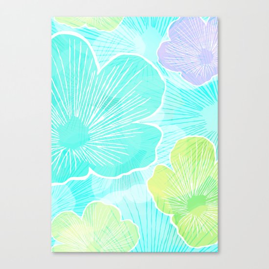 Happy flower Canvas Print