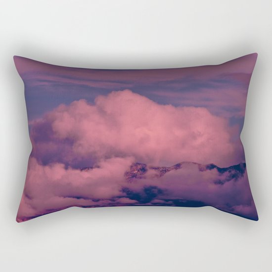 Winter Storm Clouds Rectangular Pillow