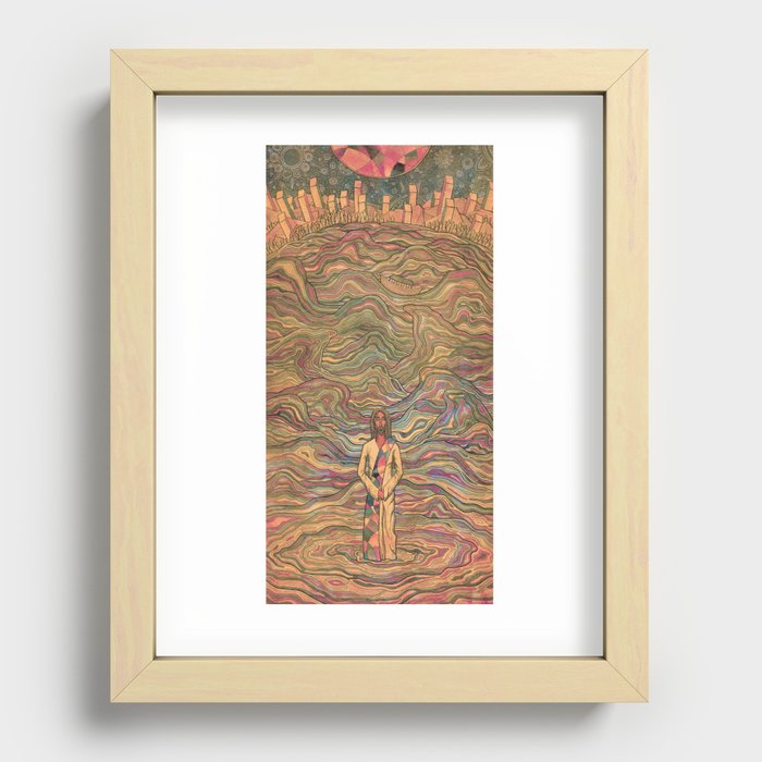Walking on the Water Recessed Framed Print