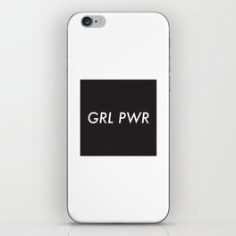 GRL PWR iPhone Skin