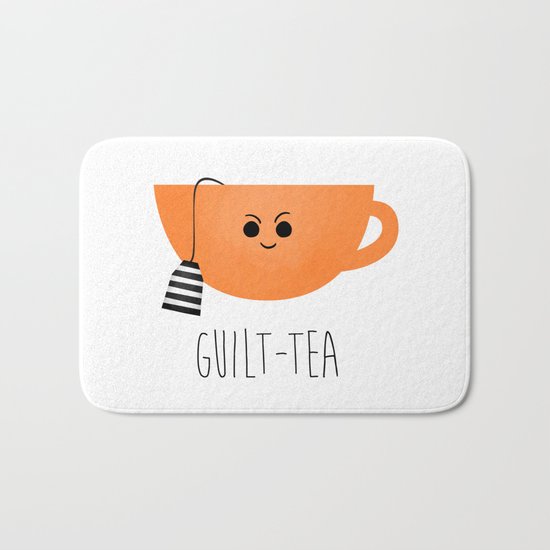 Guilt-tea Bath Mat