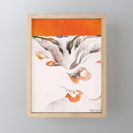 Sand Framed Mini Art Print