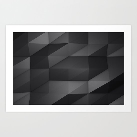 Faceted Art Print