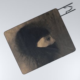 Armor - Odilon Redon 1891 Picnic Blanket