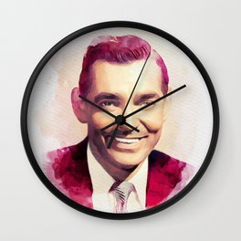 Clark Gable, Movie Legend Wall Clock