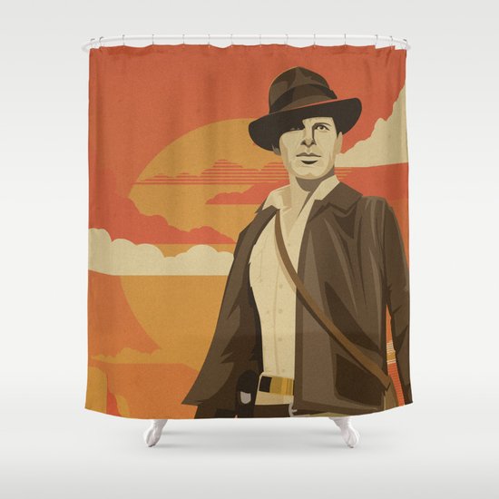 The Archeologist Shower Curtain